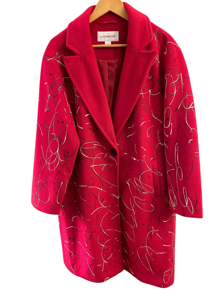 Liz Claiborne Ladies Jazzy Rose Canvas Winter Coat