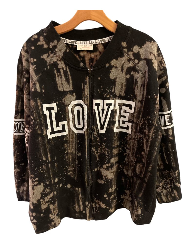 LOVE Bobbie & Brooks Sweatshirt Fabric With Zipper