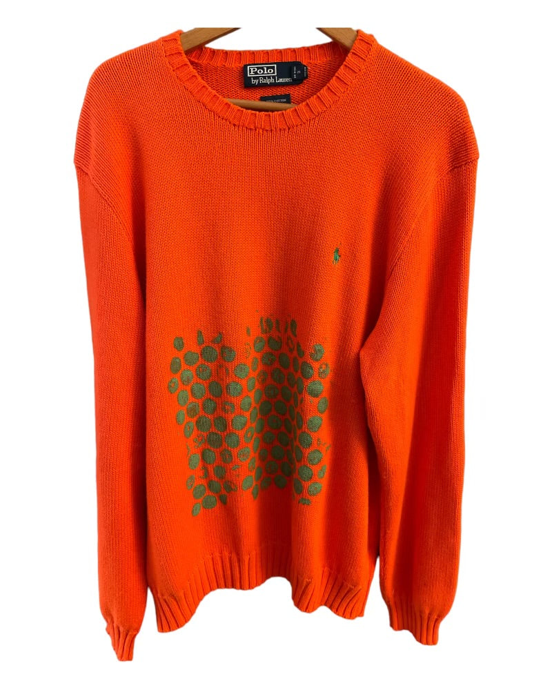 Orange Cotton Polo Ralph Lauren Sweater