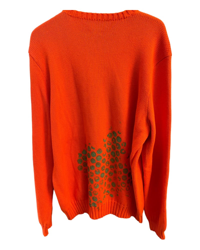 Orange Cotton Polo Ralph Lauren Sweater